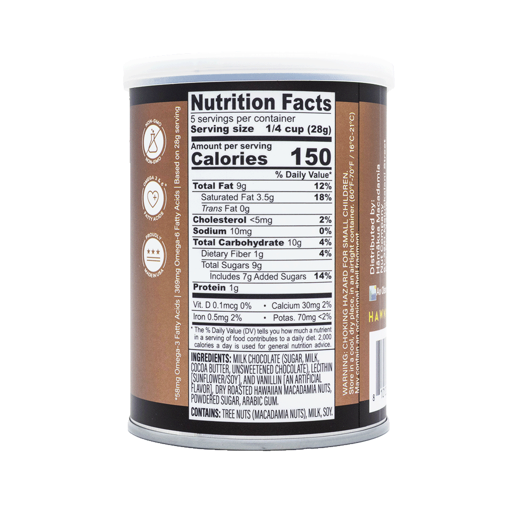 Milk Chocolate Macadamia Nuts