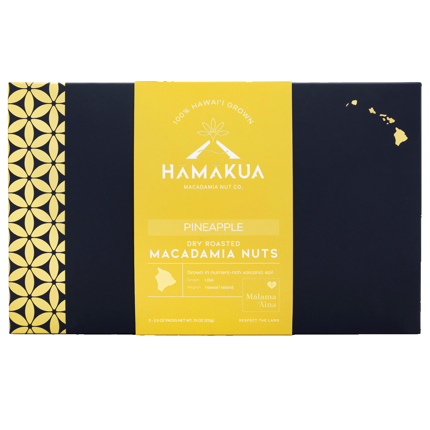 Hāmākua Macadamia Nut Company Pineapple macadamia nuts 7.5oz box