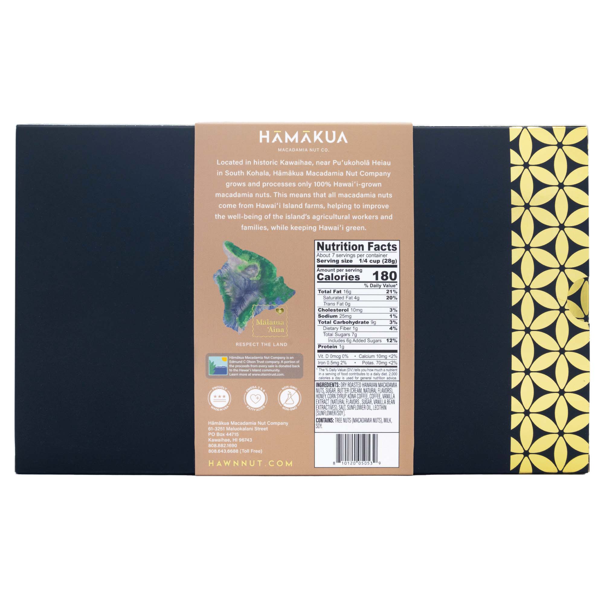 Kona Coffee Glaze Macadamia Nuts