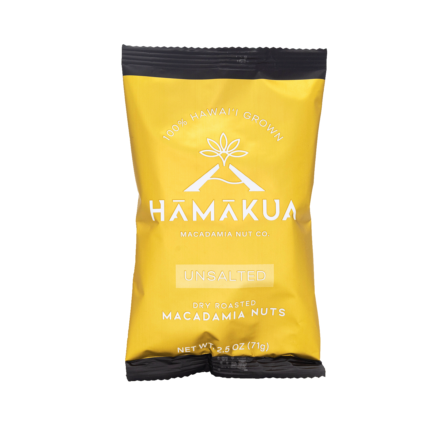 Hāmākua Macadamia Nut Company Unsalted macadamia nuts 2.5oz pouch